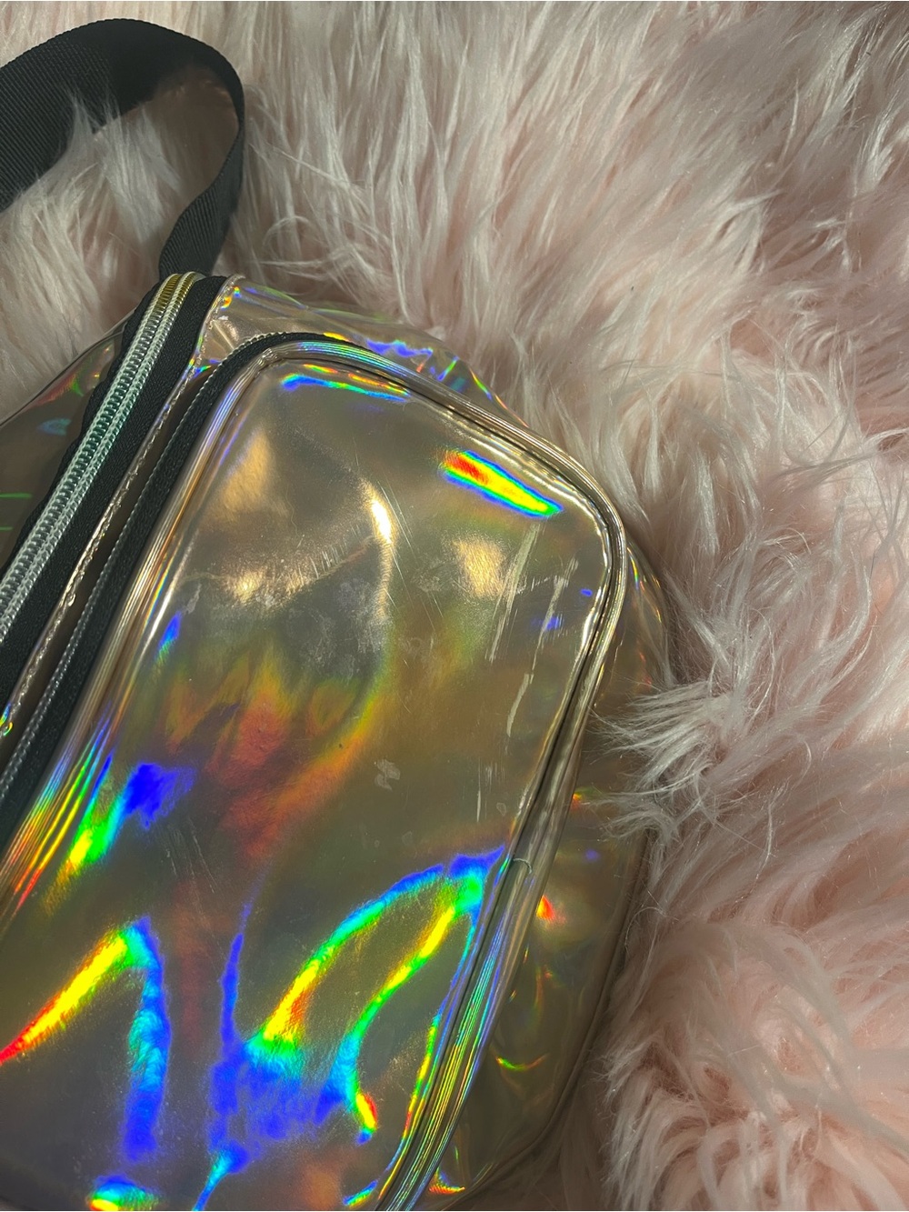 Holographic Iridescent Fanny Pack - Multi-Color - Picture 3 of 9